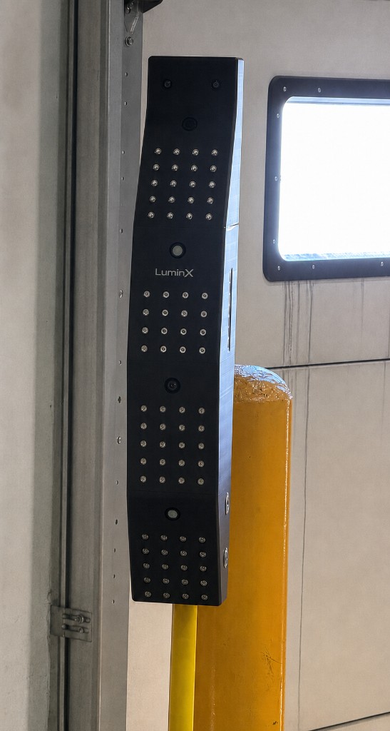 LuminX dock-mounted vision unit